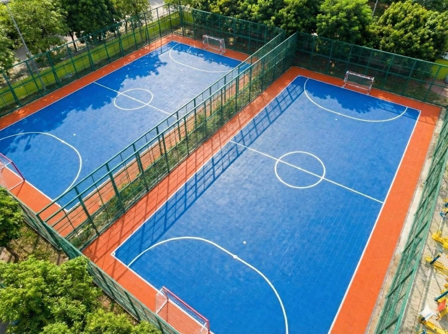 Palloni da calcio professionali sul campo