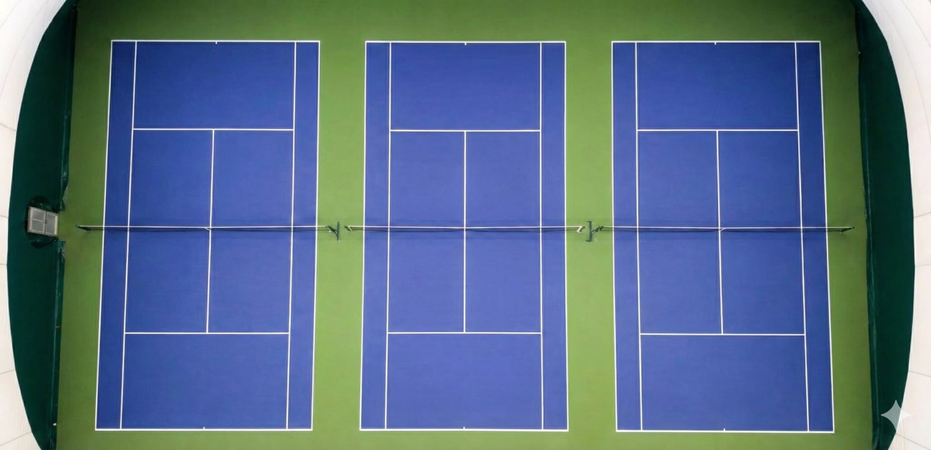 Racchetta da tennis e pallina su superficie in terra rossa