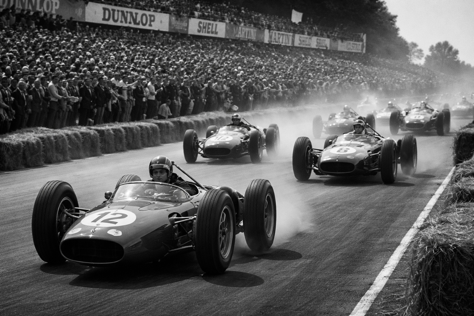 Un gara di formula 1 degli anni 50